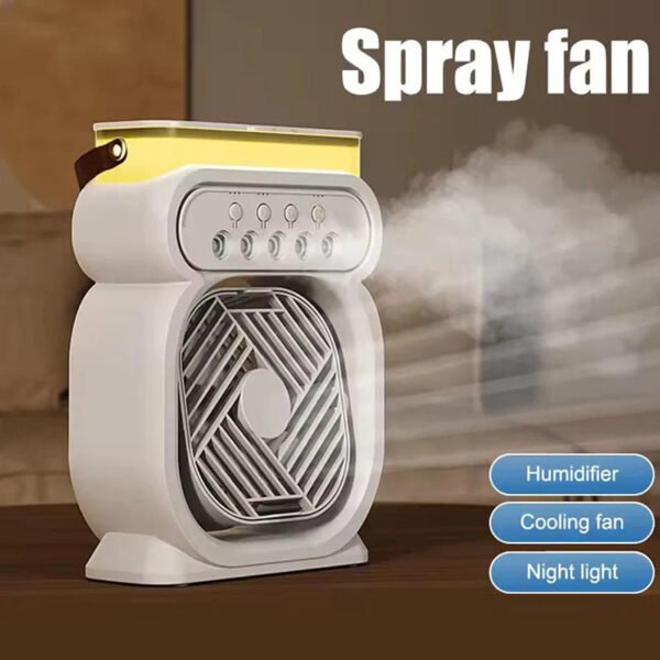 3in1 Air Cooler LED Night Lamp Humidifier Fan