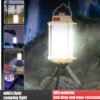 Portable Rechargeable Dimmable Hanging Tripod Flashlight Lantern