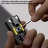 Luminous Magnetic Push Slider Metal Fidget