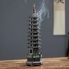 Zen Tower-Style Smoke Waterfall Incense Burner
