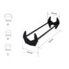 Dual-Headed Easy Repair Faucet Wrench