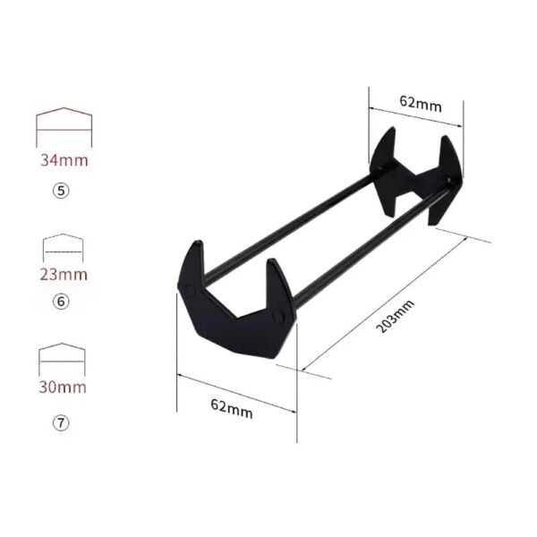 Dual-Headed Easy Repair Faucet Wrench