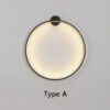 Minimalist LED Circle Background Wall Lamp