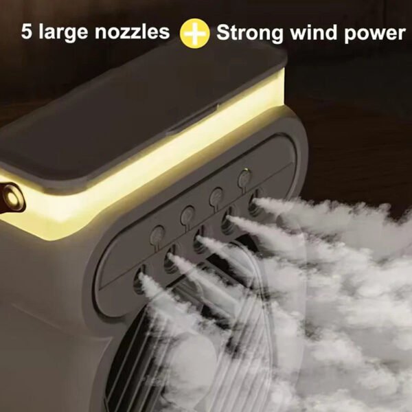 3in1 Air Cooler LED Night Lamp Humidifier Fan