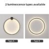 Minimalist LED Circle Background Wall Lamp