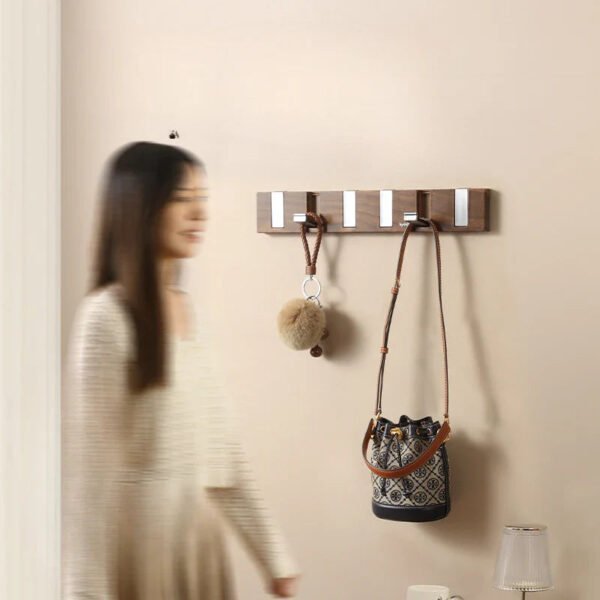 Pull & Hang Minimalist Wooden Wall Hanger