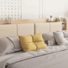 Hidden Compartment Lift-Up Storage Bookshelf Platform Bed