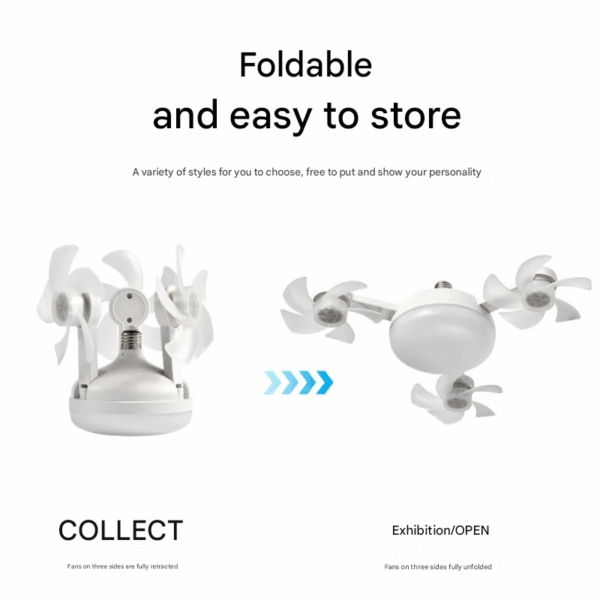 Multi Cooler Fast Ceiling LED Fan Light